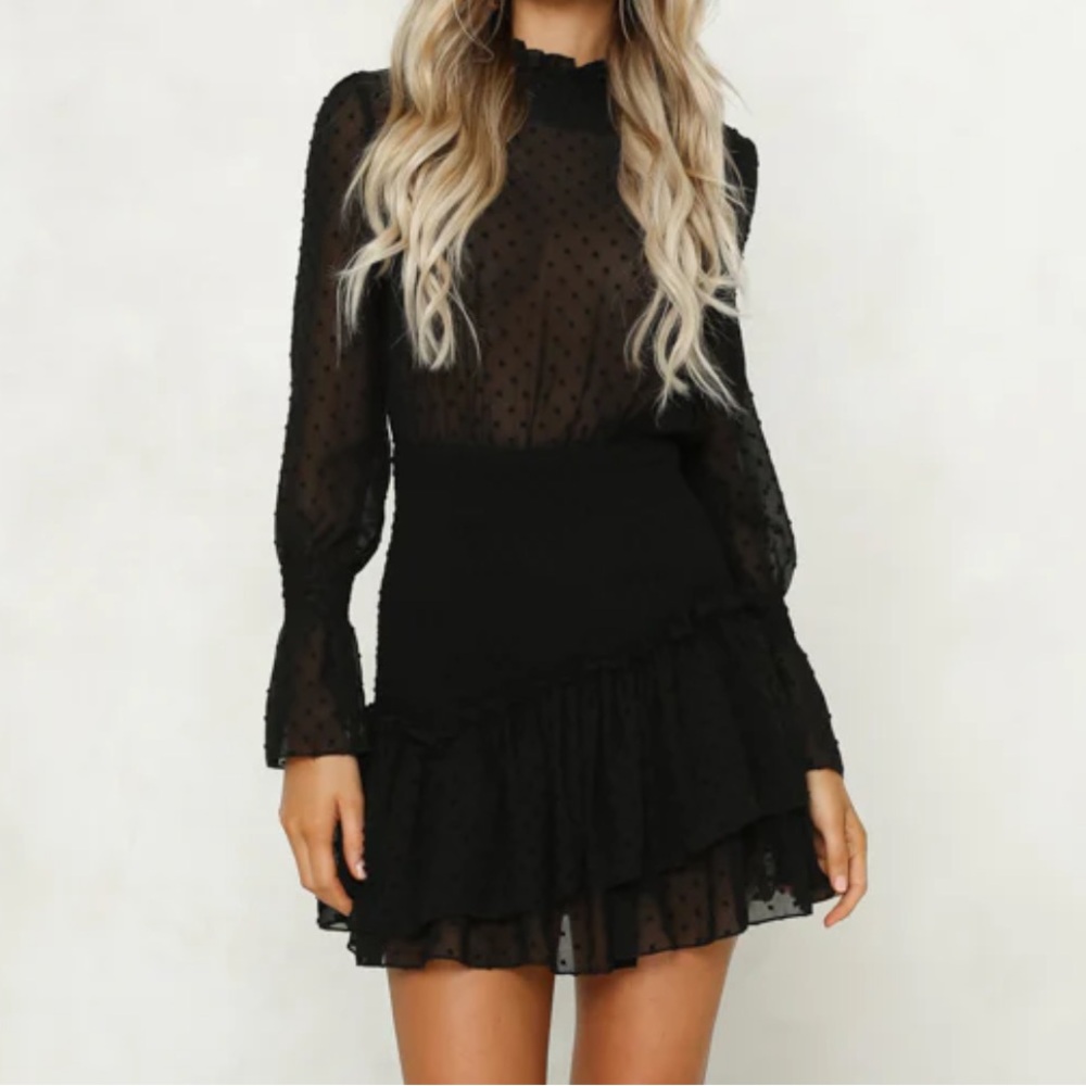 Hello Molly Black Dress